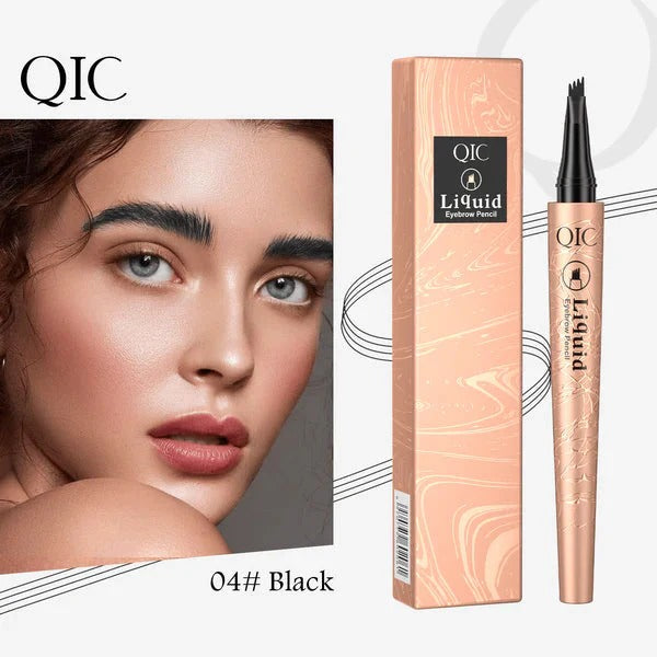 3D Microblading Eyebrow Pencil – 4-Prong Tip, Waterproof & Natural Hair-Like Strokes 🖌️