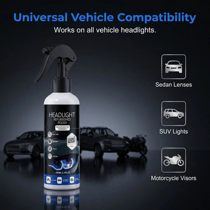 Headlight Restoration Polish – Removes Oxidation, Yellowing & Restores Headlight Clarity
