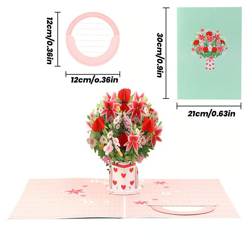Paper Love 3D Cherry Blossom Flower Bouquet