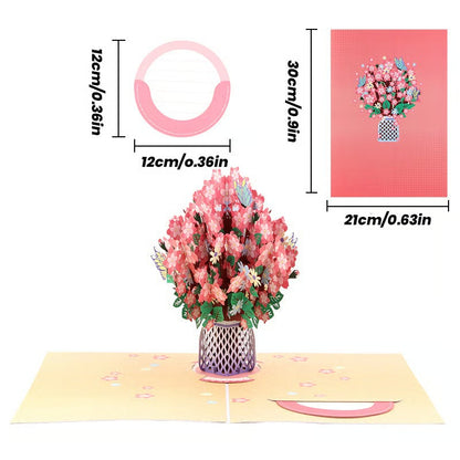 Paper Love 3D Cherry Blossom Flower Bouquet