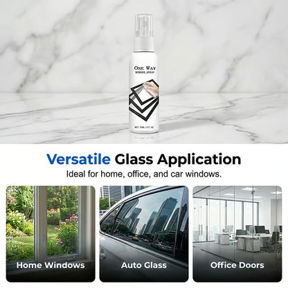Reflective Window Spray | One-Way Mirror Privacy Shield for Home & Car