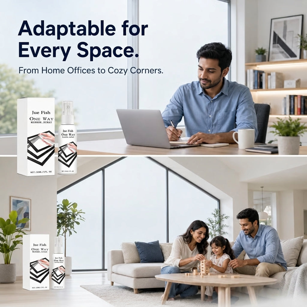 Reflective Window Spray | One-Way Mirror Privacy Shield for Home & Car