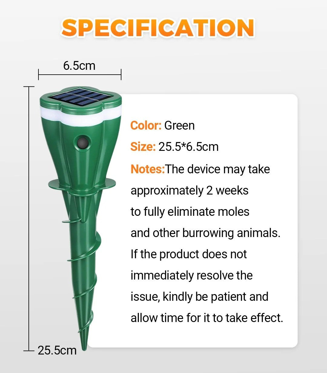 ☘️Solar Ultrasonic Outdoor Animal Repellent