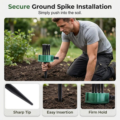 360° Flexible Garden Sprinkler Adjustable Multi-Directional Water Spray 💦