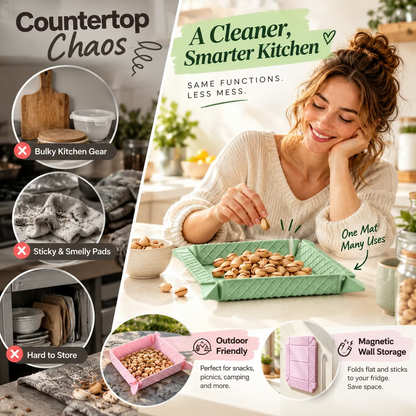 Multi-Purpose Silicone Mat - Food-Grade & Heat-Resistant 🥘