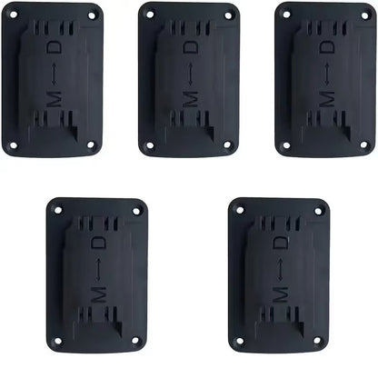5Packs Tool Holders for Dewalt 20V 12V Drill Tool Mount Fit for Milwaukee M18 Tools Yellow