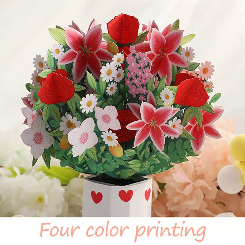 Paper Love 3D Cherry Blossom Flower Bouquet