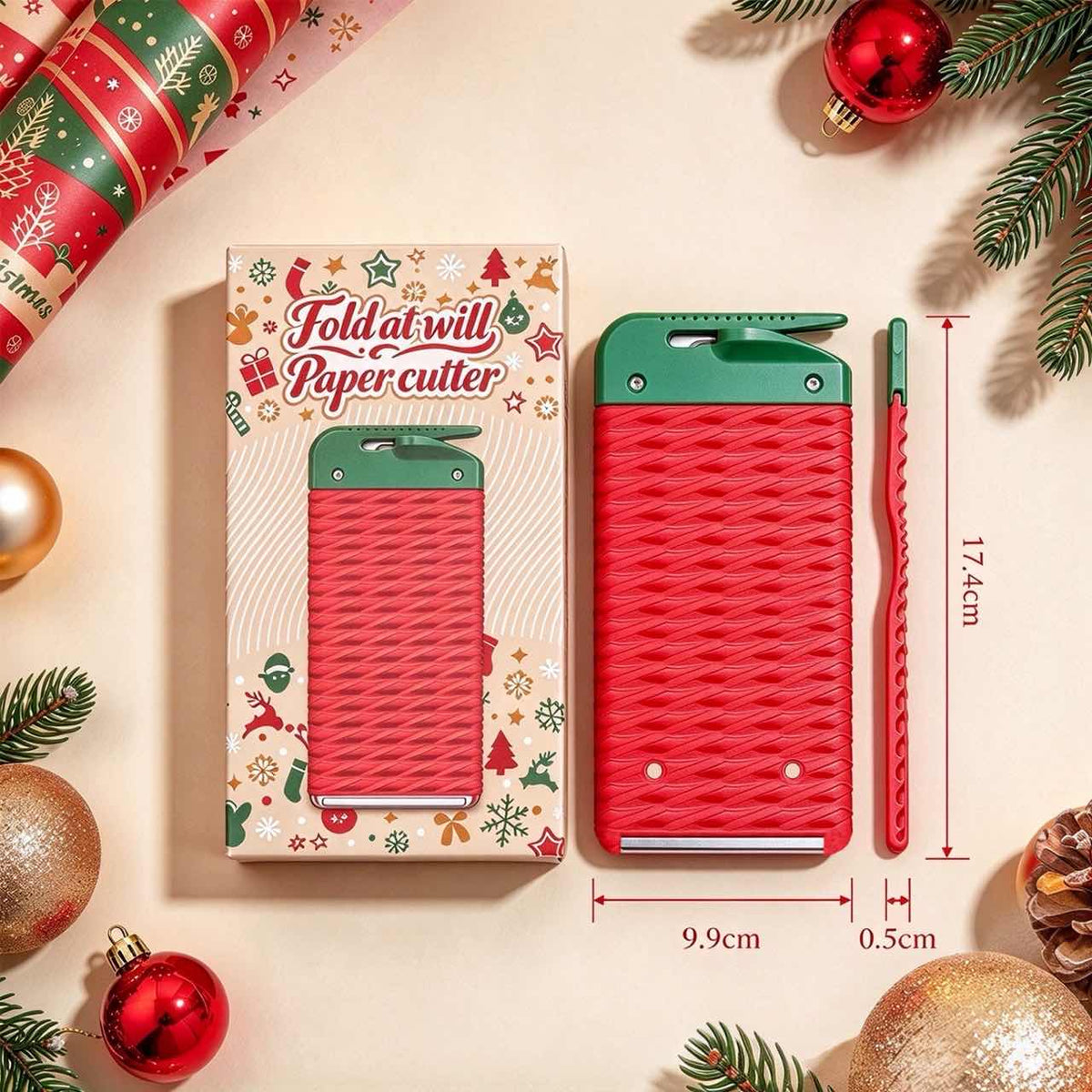 Christmas Wrapping Paper Cutter for Easy, Neat Gift Wrapping