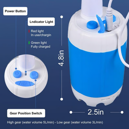 Camping Essentials - While Stocks Last💦Portable Shower for Camping with Water Pump🚀