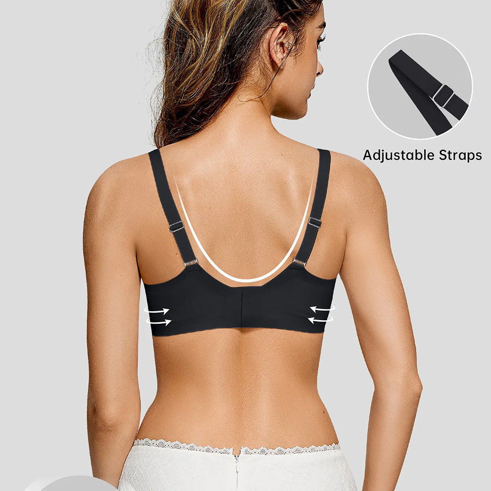 Wireless Push Up Comfort Seamless Tshirt Jelly Bra