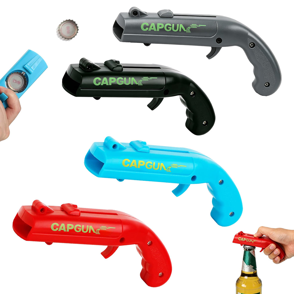 Mroace Creative Cap Gun Bottle Opener