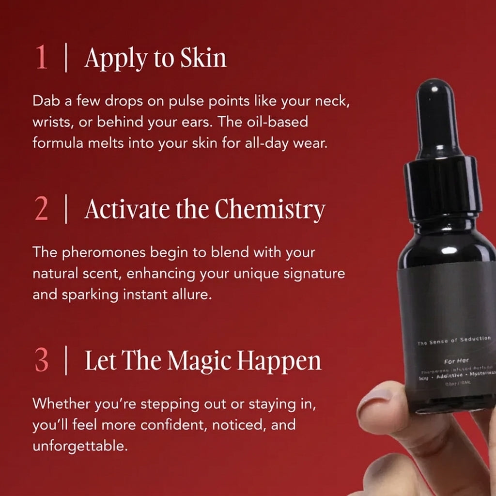 Pheromone-Inspired Floral Amber Perfume for Her