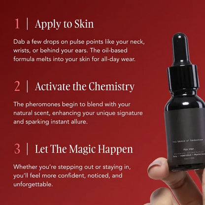 Pheromone-Inspired Floral Amber Perfume for Her