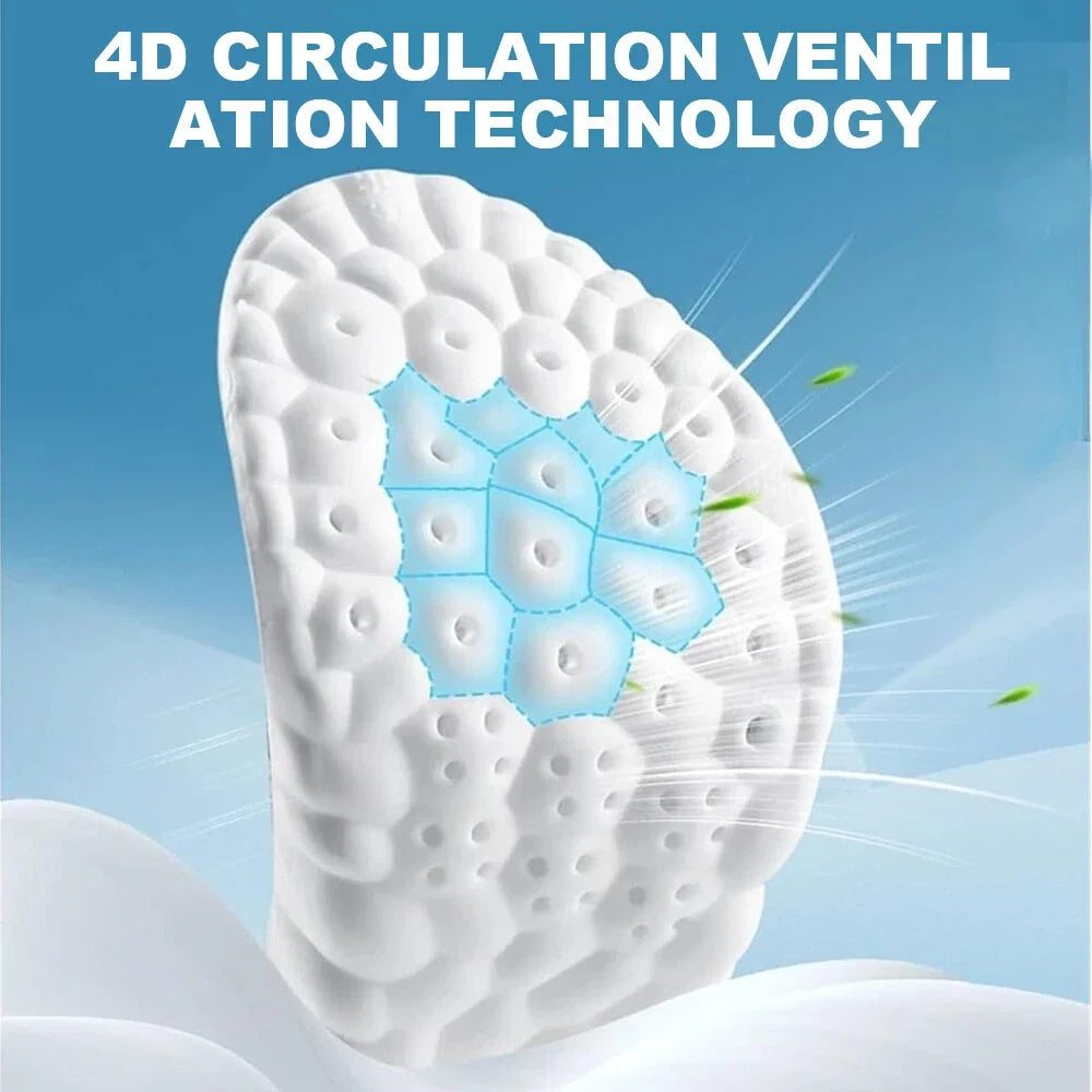 4D Cloud Insoles, Shock Absorption Foot Pads for Men Women☁️