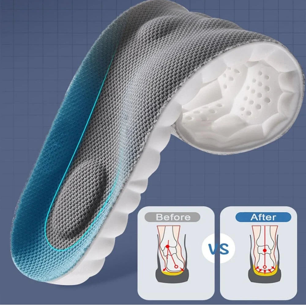 4D Cloud Insoles, Shock Absorption Foot Pads for Men Women☁️