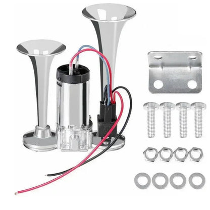 150dB Train Air Horn for 12V & 24V Vehicles