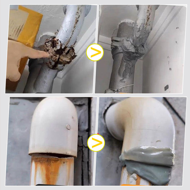 Weld Metal Repair Glue – Repairs exhaust pipes, metal pipes & more. Cures at room temp – sand, drill & paint after curing!