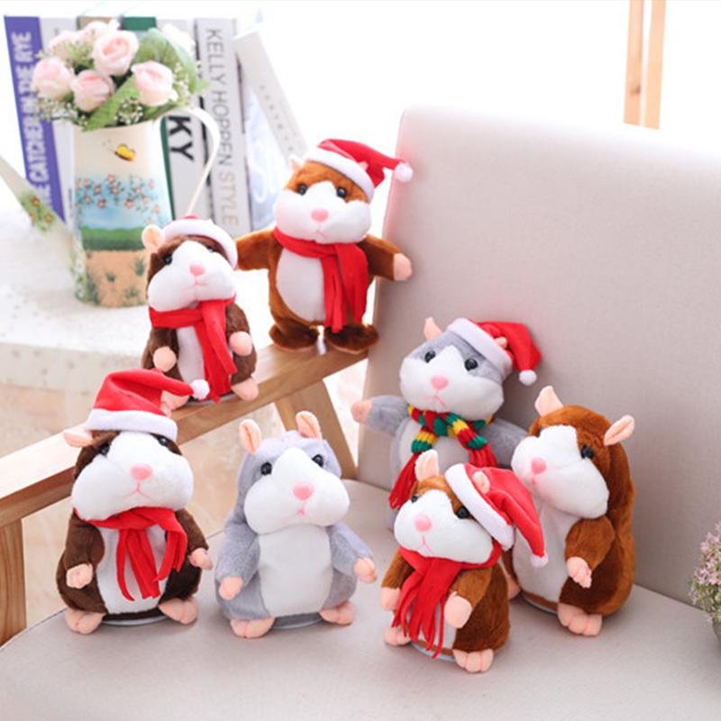 🐹 Talking Hamster Plush – repeats whatever you say, auto head-shaking, hilarious fun for kids & adults