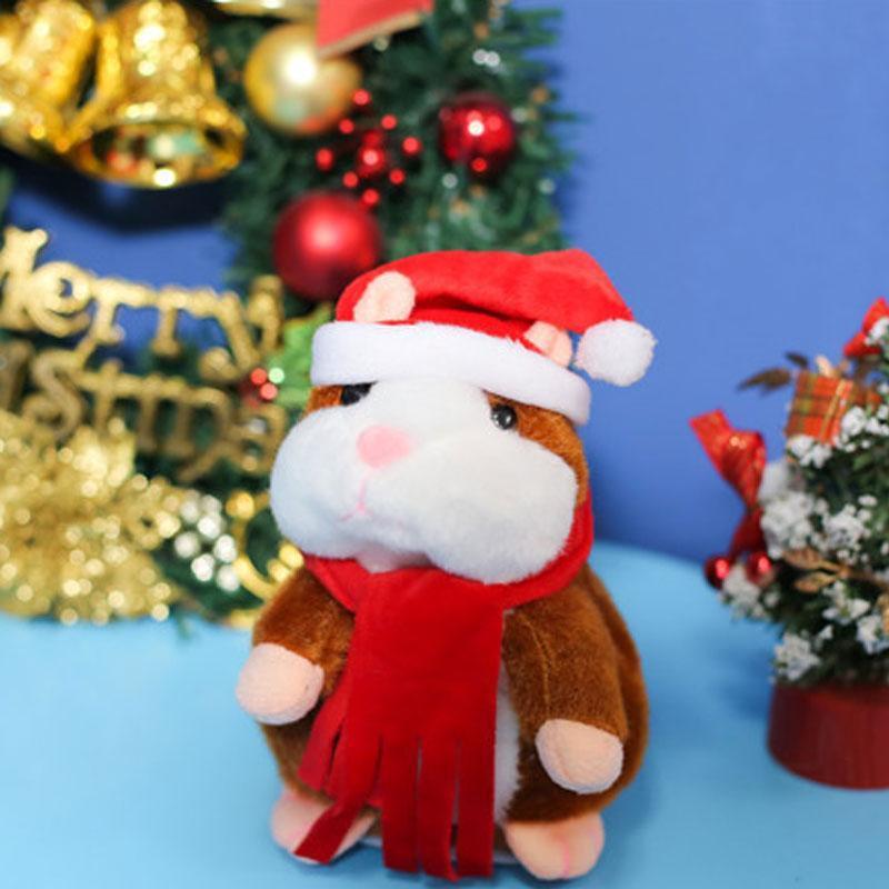 🐹 Talking Hamster Plush – repeats whatever you say, auto head-shaking, hilarious fun for kids & adults