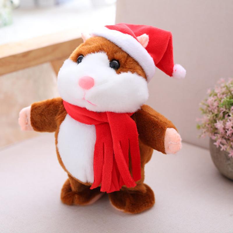 🐹 Talking Hamster Plush – repeats whatever you say, auto head-shaking, hilarious fun for kids & adults