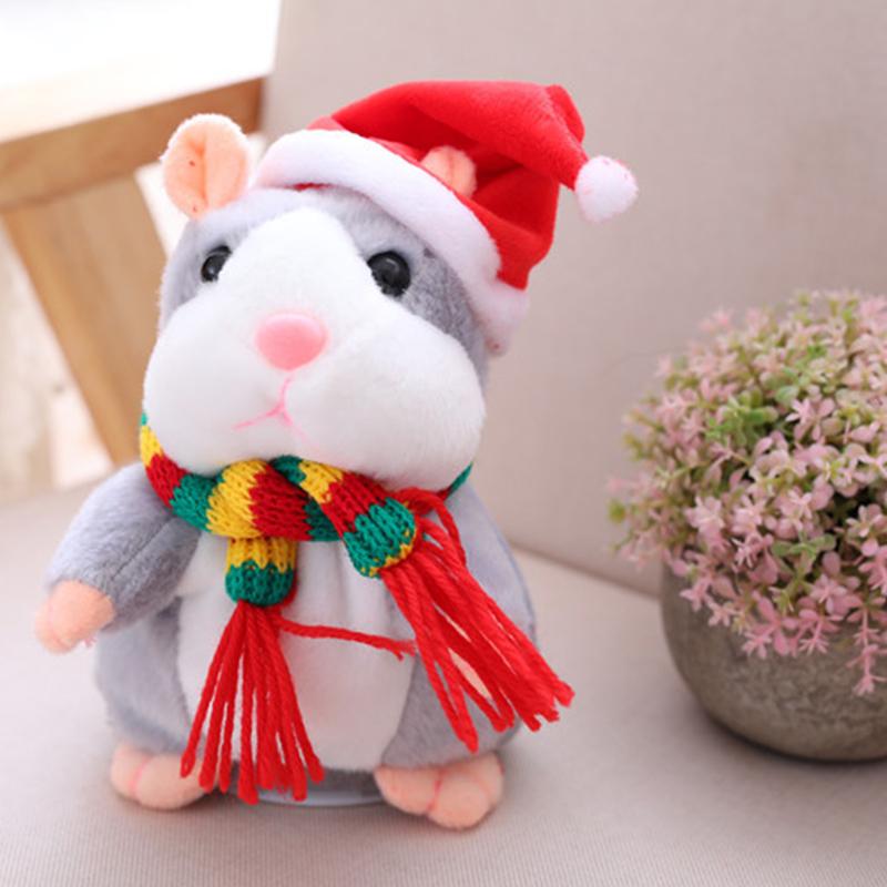 🐹 Talking Hamster Plush – repeats whatever you say, auto head-shaking, hilarious fun for kids & adults