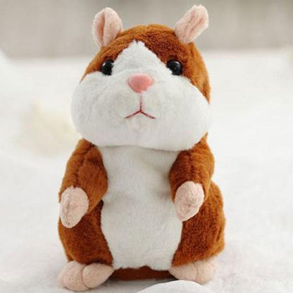 🐹 Talking Hamster Plush – repeats whatever you say, auto head-shaking, hilarious fun for kids & adults