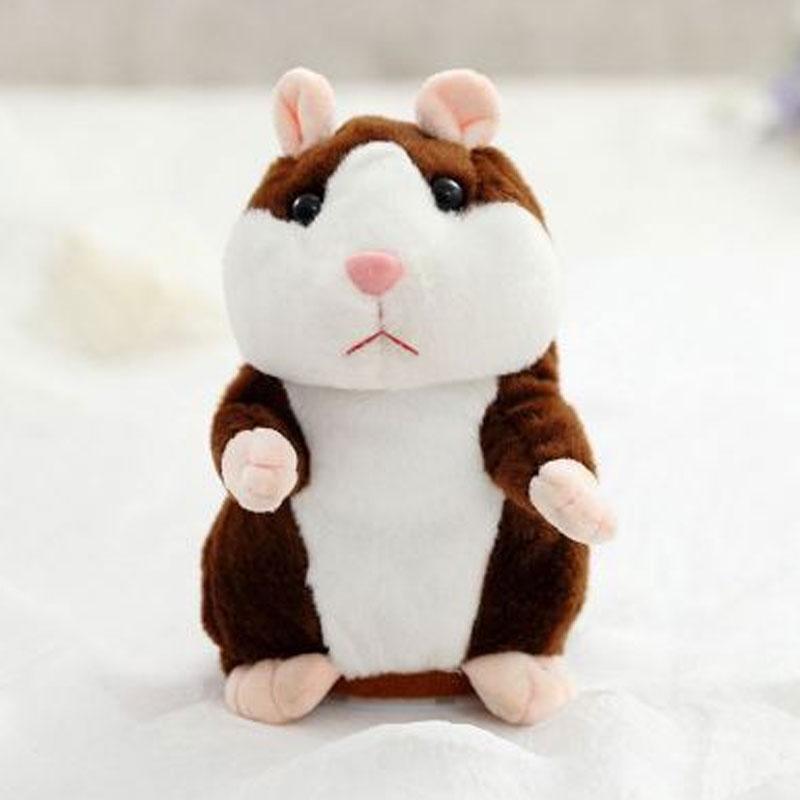 🐹 Talking Hamster Plush – repeats whatever you say, auto head-shaking, hilarious fun for kids & adults