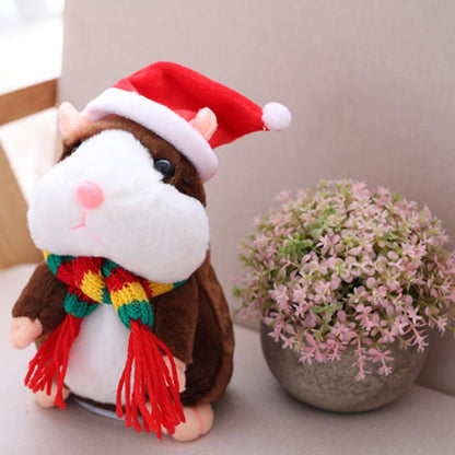 🐹 Talking Hamster Plush – repeats whatever you say, auto head-shaking, hilarious fun for kids & adults