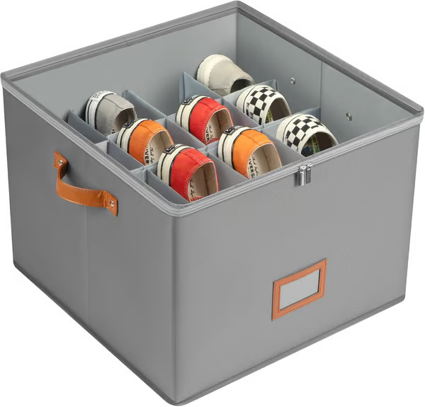 Oxford Fabric Foldable Design Shoe Organizer, Storage Box