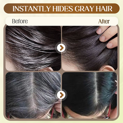 Instant grey hair cover comb