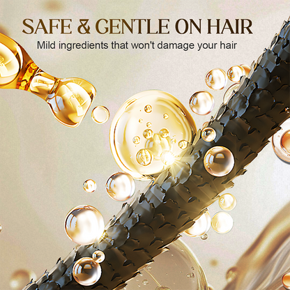 Instant grey hair cover comb