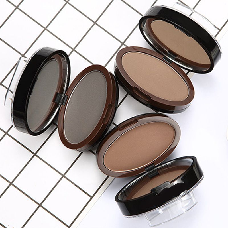 Instant Adjustable Eyebrow Stamp – Two‑color brow powder, waterproof & smudge‑proof.