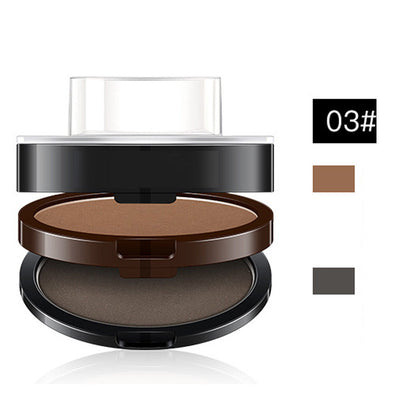Instant Adjustable Eyebrow Stamp – Two‑color brow powder, waterproof & smudge‑proof.