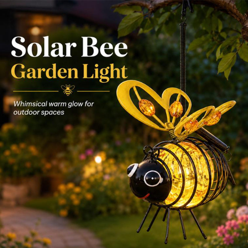 🔥50K+ SOLD! Solar-powered hanging bee lamp🌞🌜