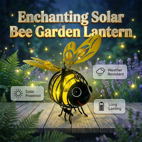 🔥50K+ SOLD! Solar-powered hanging bee lamp🌞🌜