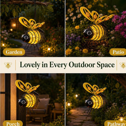 🔥50K+ SOLD! Solar-powered hanging bee lamp🌞🌜