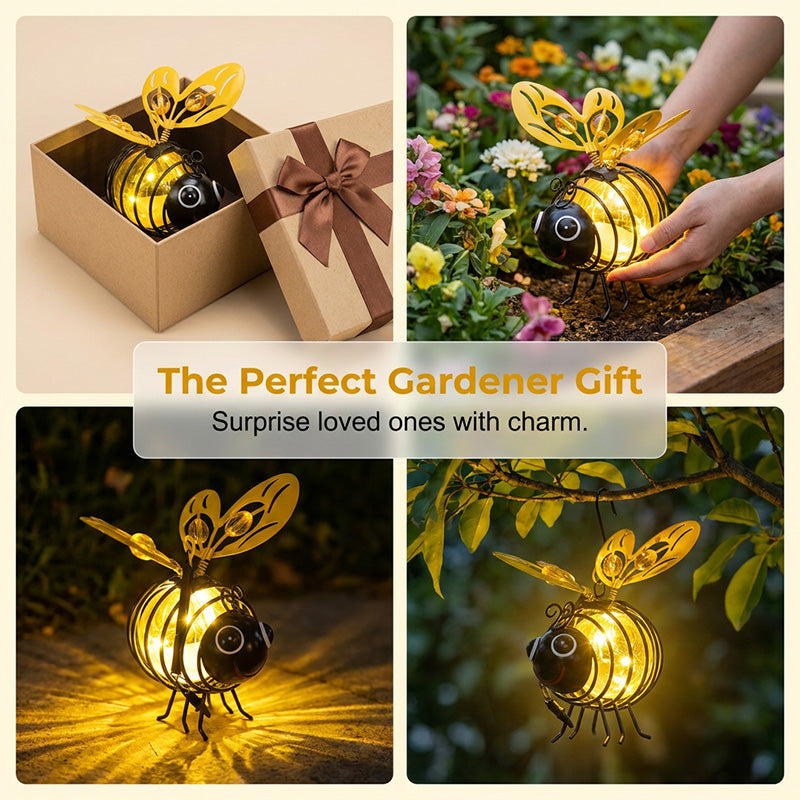 🔥50K+ SOLD! Solar-powered hanging bee lamp🌞🌜