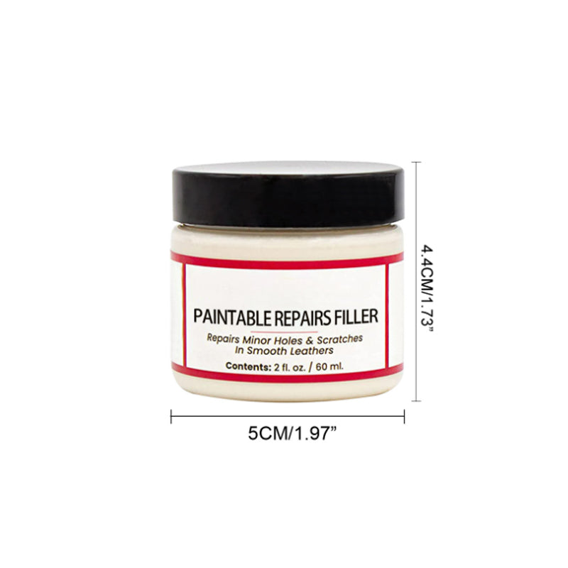 Leather repair cream – fills deep scratches & cracks, restores smooth feel, safe for all leather types