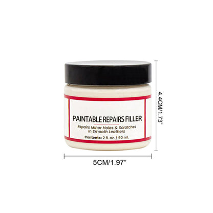 Leather repair cream – fills deep scratches & cracks, restores smooth feel, safe for all leather types