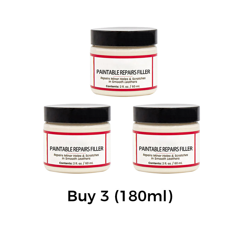 Leather repair cream – fills deep scratches & cracks, restores smooth feel, safe for all leather types