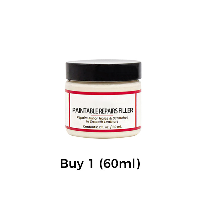 Leather repair cream – fills deep scratches & cracks, restores smooth feel, safe for all leather types