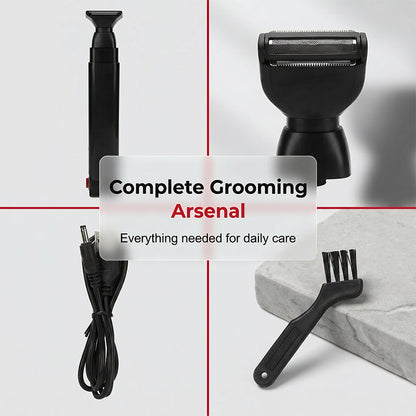 Reach-Anywhere Body Trimmer – Safe for Chest, Back & Below-the-Belt