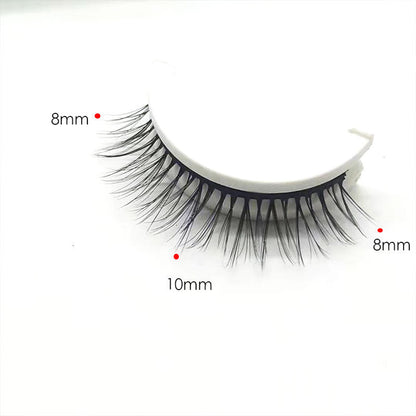 Reusable Self‑Adhesive False Eyelashes 3 Pairs