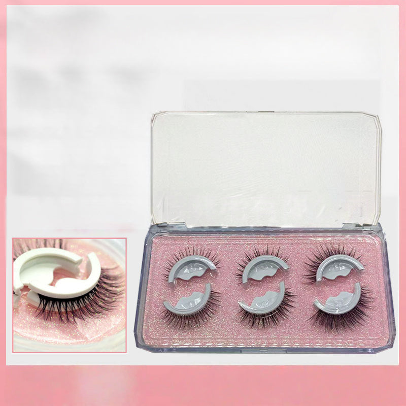 Reusable Self‑Adhesive False Eyelashes 3 Pairs