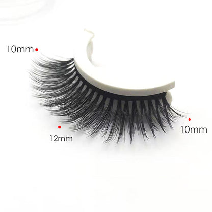 Reusable Self‑Adhesive False Eyelashes 3 Pairs