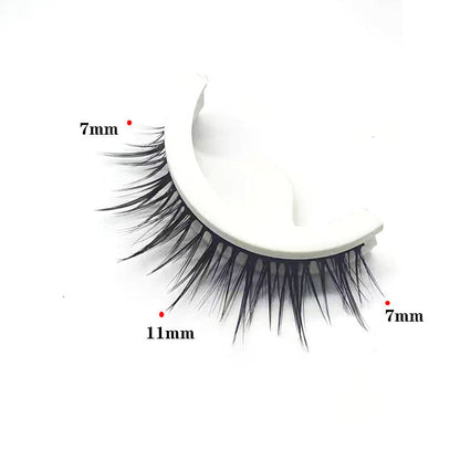 Reusable Self‑Adhesive False Eyelashes 3 Pairs