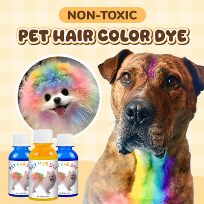 Non-Toxic Pet Hair Color Dye – Temporary, Washable, 12 Colors, for Dogs & Cats 🐶