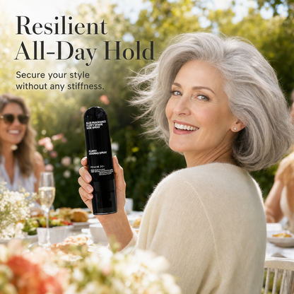 Fluffy Hair Shaping Spray, Long Lasting Peach Scent Volumizing Hair Mist for All-Day Hold