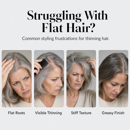 Fluffy Hair Shaping Spray, Long Lasting Peach Scent Volumizing Hair Mist for All-Day Hold