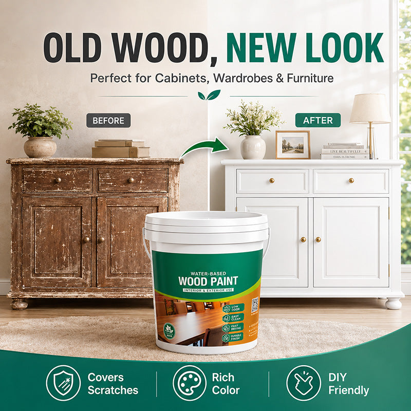 Fast-Drying Water-Based Wood Paint